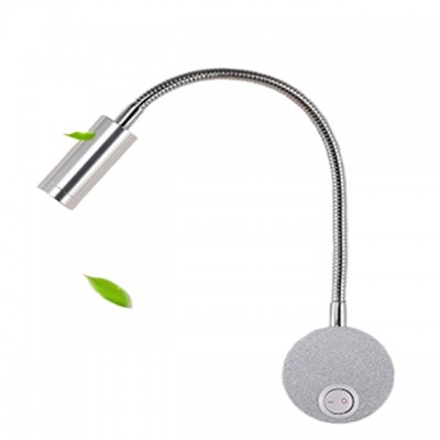 Aluminum LED Beam Adjust Bed Wall Reading Light